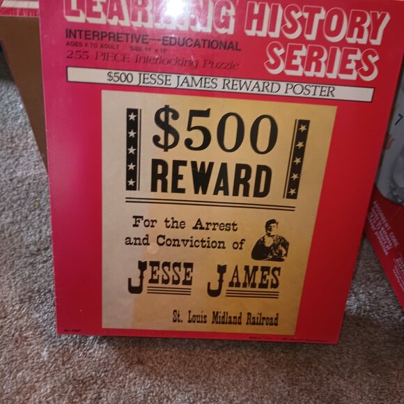 NEW Learning History Series 1983 Historical Documents Puzzle Lot of 2 - Picture 5 of 6